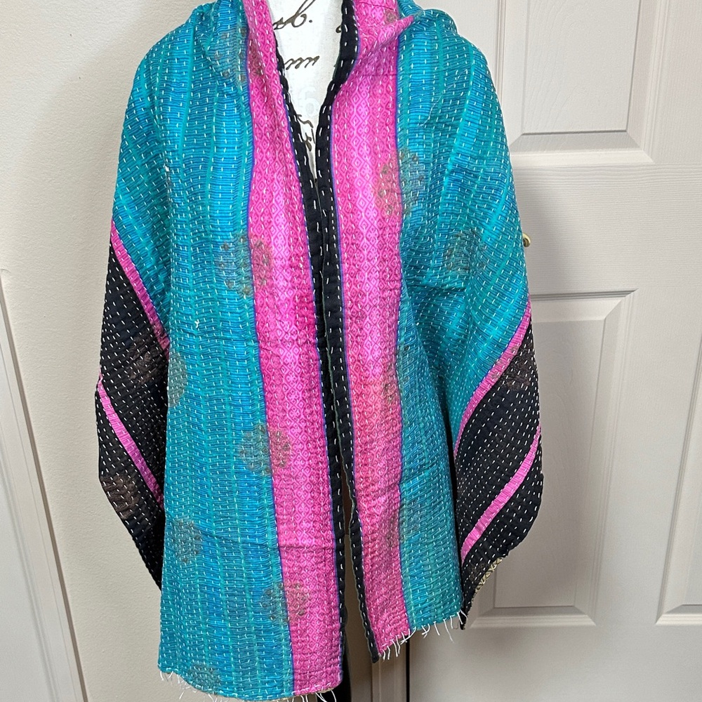 Colorful Striped Scarf - Picture 2 of 3